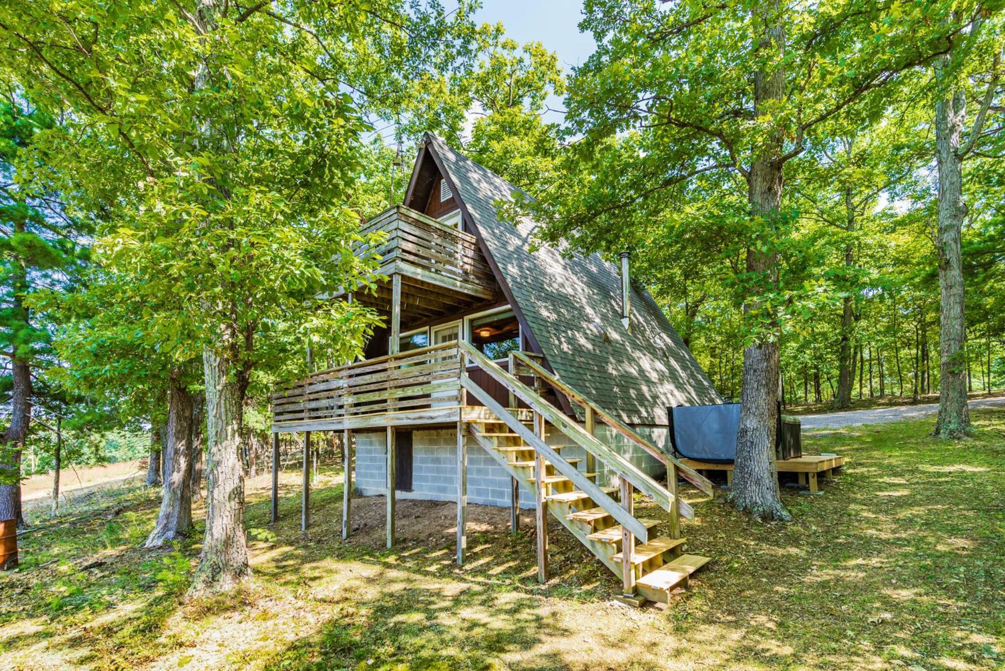 Willa Great Views! A-Frame W Hot Tub, Grill & Fire Pit Morton Grove Zewnętrze zdjęcie