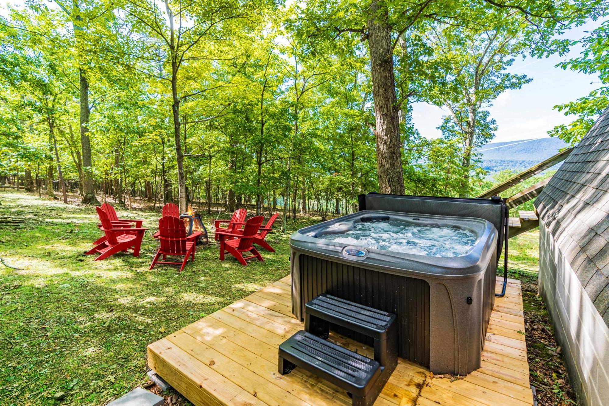 Willa Great Views! A-Frame W Hot Tub, Grill & Fire Pit Morton Grove Zewnętrze zdjęcie